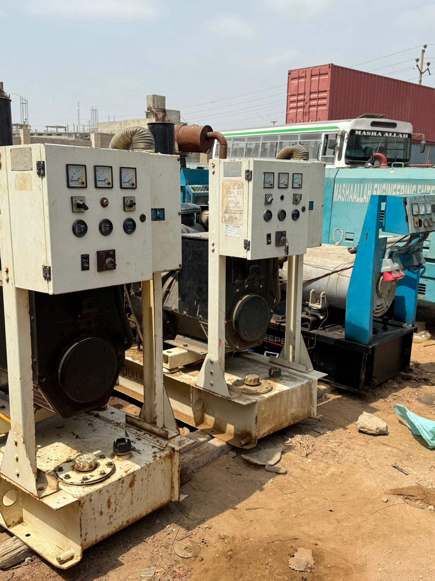Power Generators in the MEEC equipment fleet